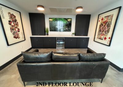 2nd Floor Lounge with Large 75" TV